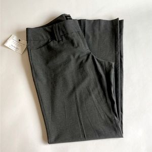 Nicole Grey 63% Polyester 32% Viscose Mid Rise Wide Leg Trousers size 10